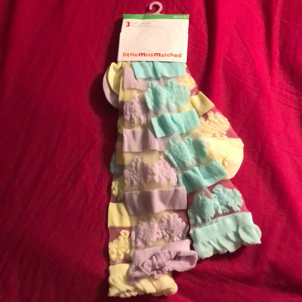 LittleMissMatched Disney Springs-pastel lace socks